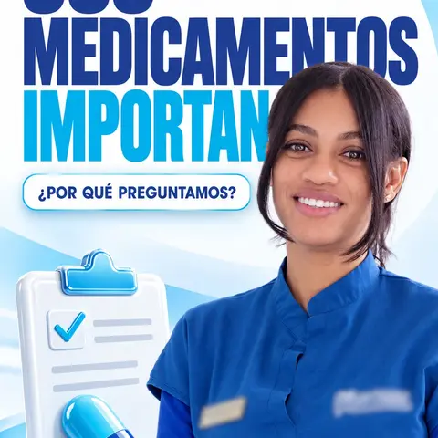 Cuando le preguntamos qué medicamentos toma, no es por curiosidad. Algunos medicamentos pueden resecar la boca. Otros pueden inflamar las en