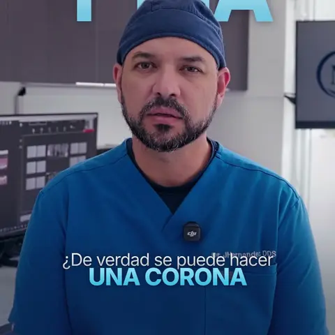 ¿Una corona en el mismo día? En muchos casos, sí. Escaneamos el diente sin moldes, diseñamos la corona en la pantalla y la fresamos aquí mis