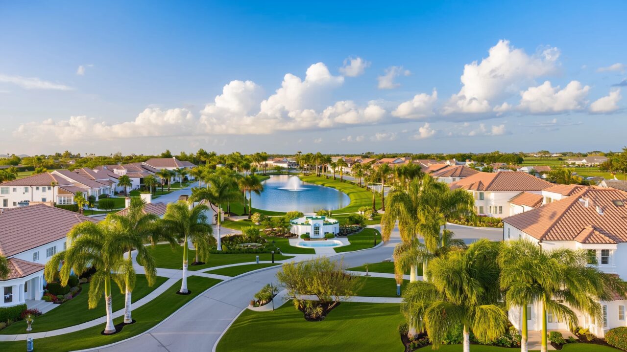 Residential neighbourhood in Coral Springs, FL served by Metropolitan Smile Design