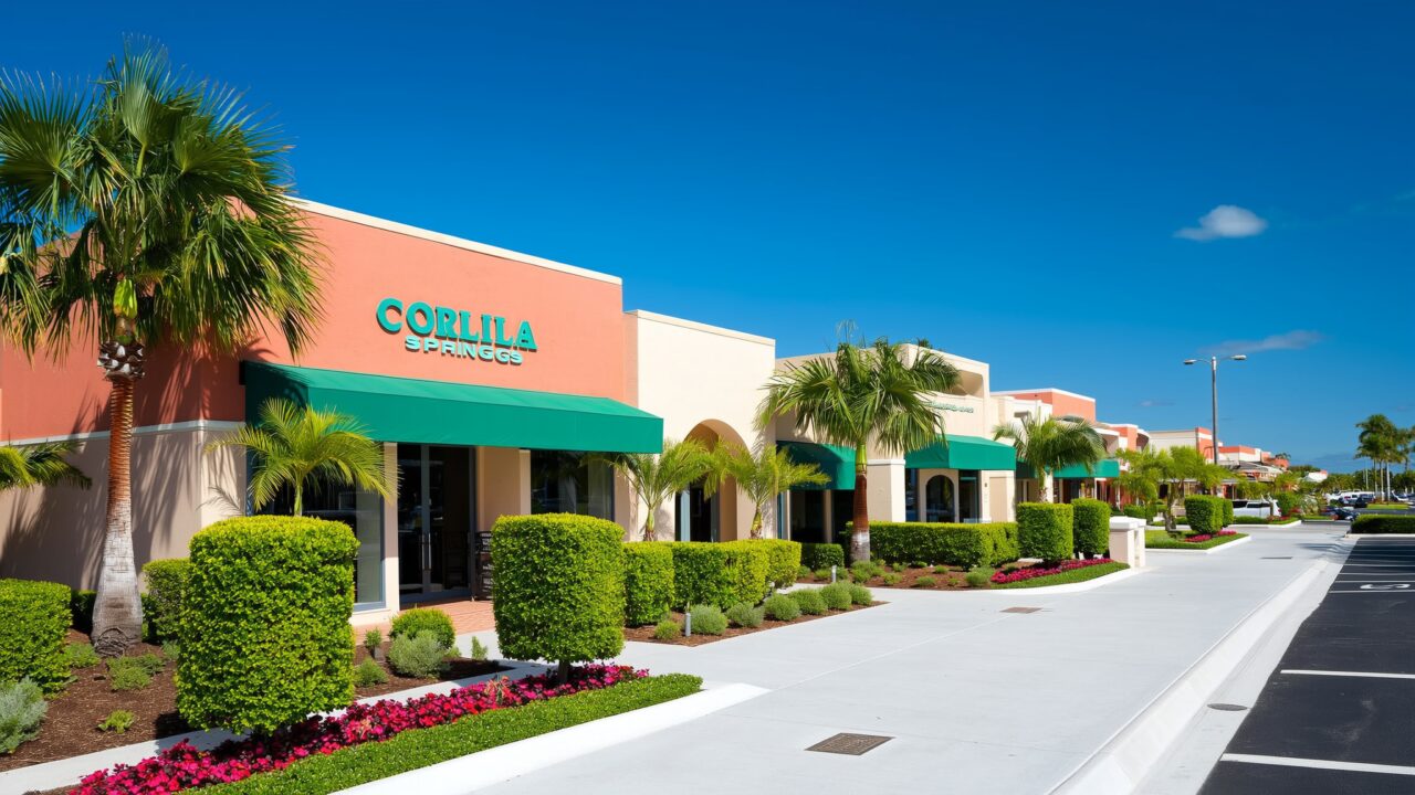 Streets and community of Coral Springs, FL, a short drive from our Tamarac dental office