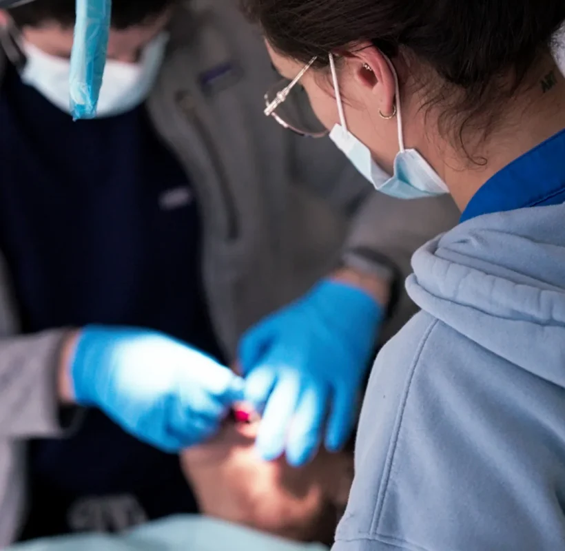 Dental team working together during treatment at Metropolitan Smile Design, Tamarac FL